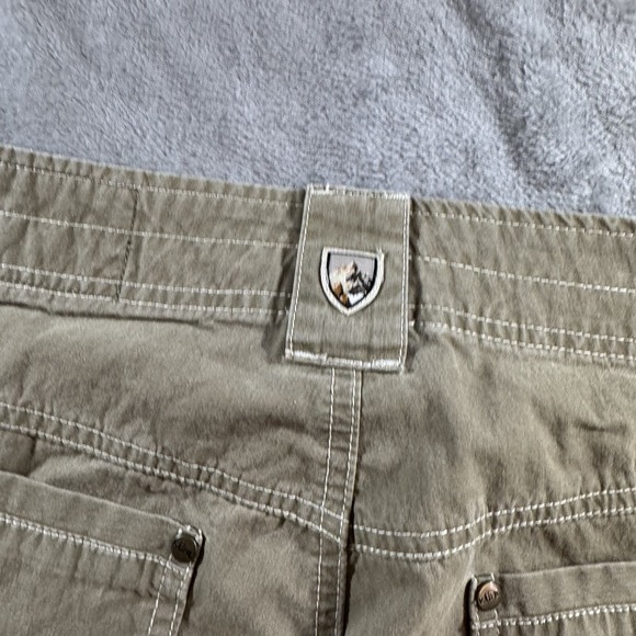 Kuhl Revolvr Pants Mens 34x27 Khaki Stretch Hiking Outdoor Patina Dye Gorpcore - Picture 5 of 16